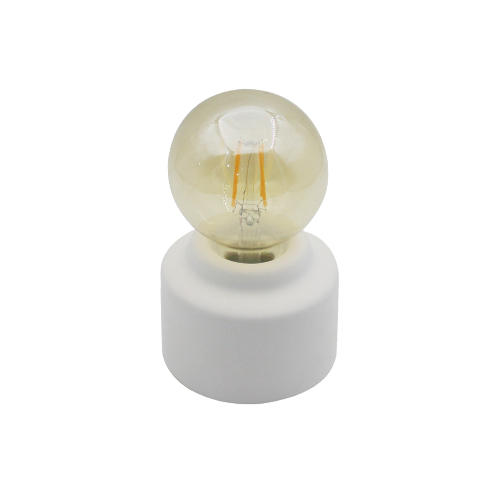 LED الأسمنت قاعدة زجاجة مصباح الفم